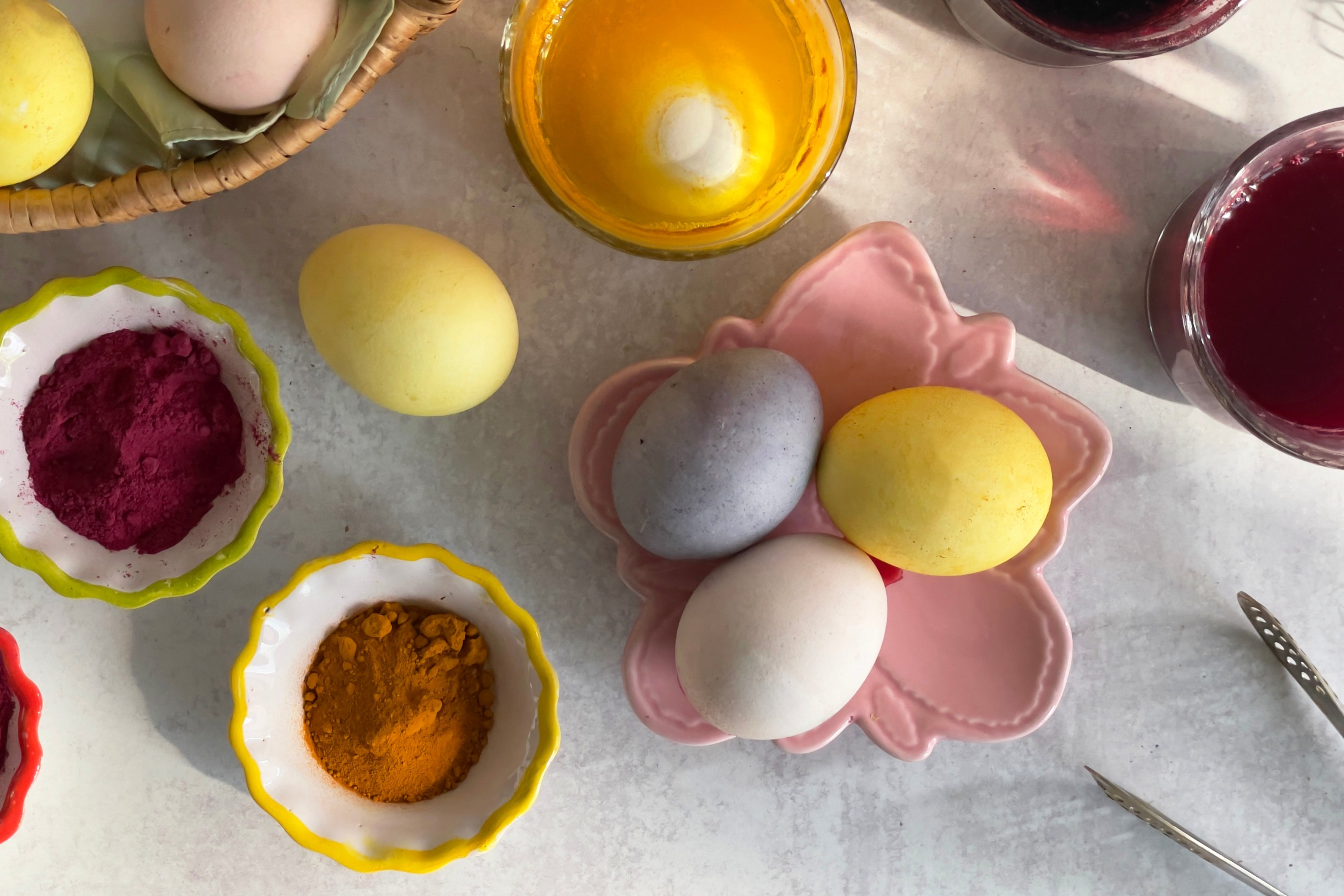 Spice-Dyed Easter Eggs