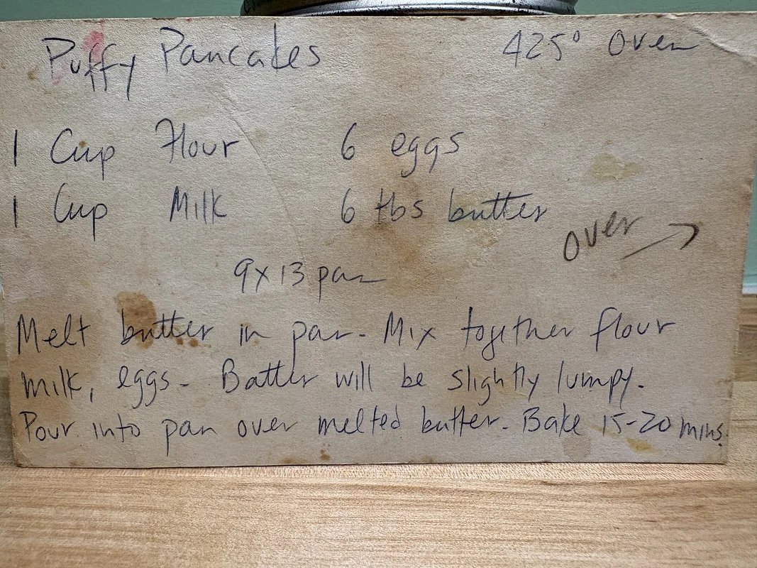 Puffy Pancakes