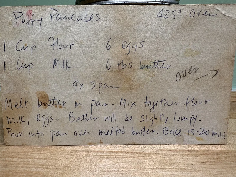 Puffy Pancakes