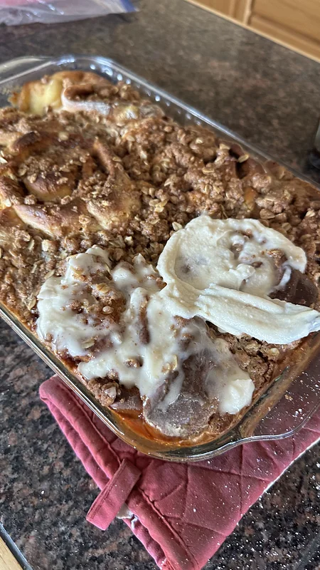 Peach Cobbler Cinnamon Rolls - Image 10