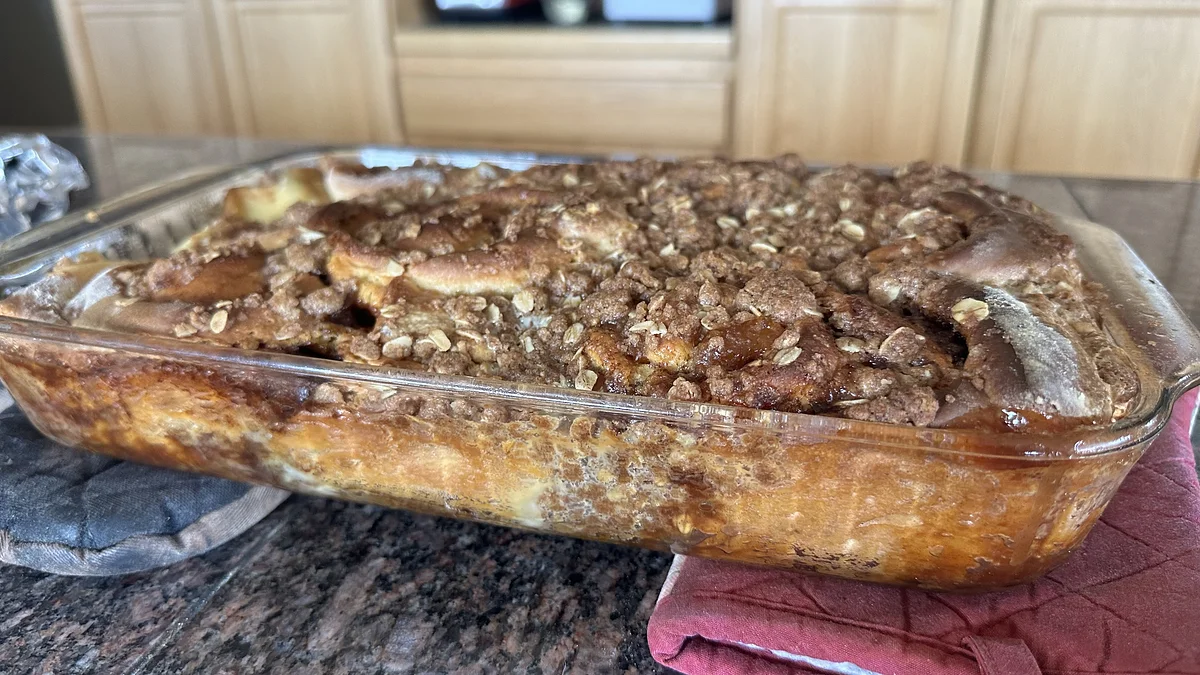 Peach Cobbler Cinnamon Rolls - Image 8
