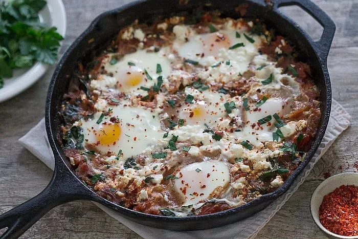 Shakshuka, red or green
