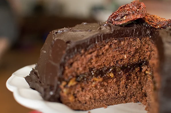 Chocolate Chile Honey Cake
