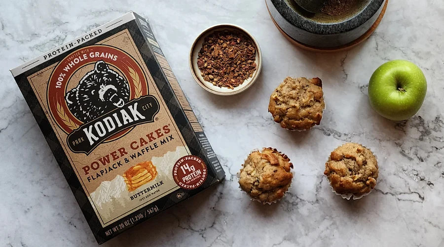 Kodiak Cakes Advieh Apple Muffins