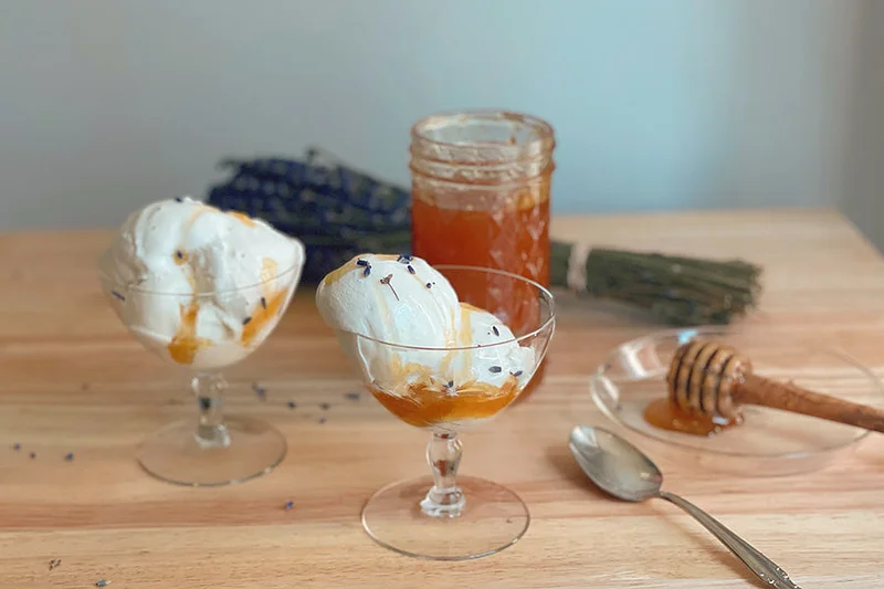 Lavender & Vodka Ice Cream