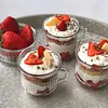 Sumac Strawberries with Magnolia Oolong Pound Cake