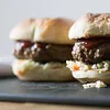 Tar Heel Sliders with Carolina Slaw