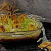 Mole Olé Graveyard Layered Bean Dip