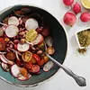 Green Za'atar Three Bean Salad
